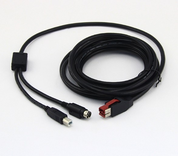 24v poweredusb to din 3 pin and usb b cable 24v poweredusb to din 3 pin and usb b cable