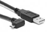 Right angle micro usb cable