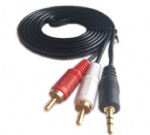 3.5mm male to 2RCA audio cable
