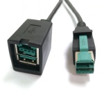 12v poweredusb male to female usb cable